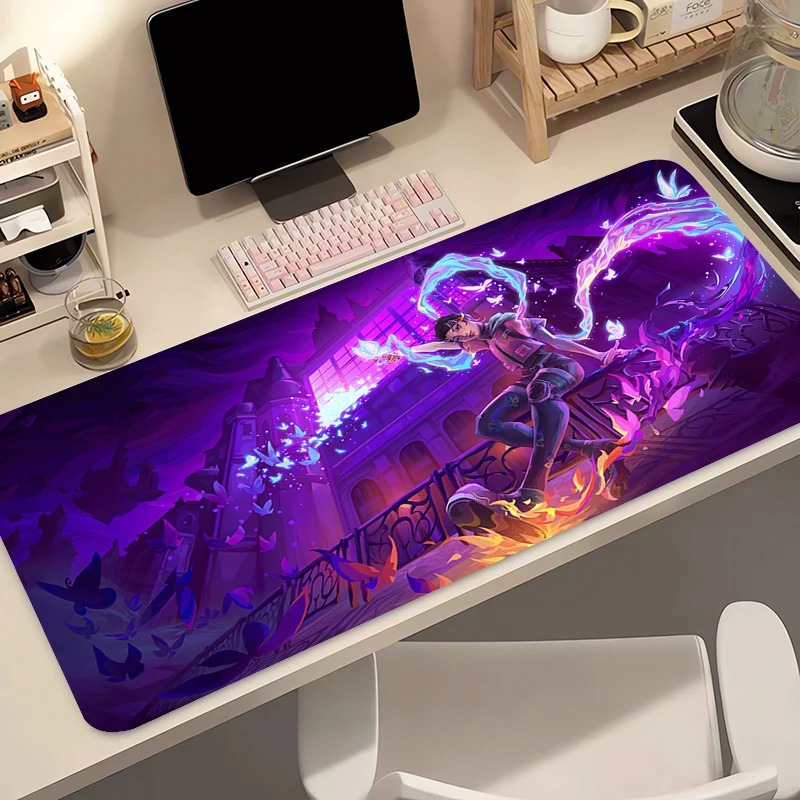 Gaming Keyboard He - マウスパッドゲーマーコンピュータアニメ PC Valorant Clove マウスパッド Varmilo