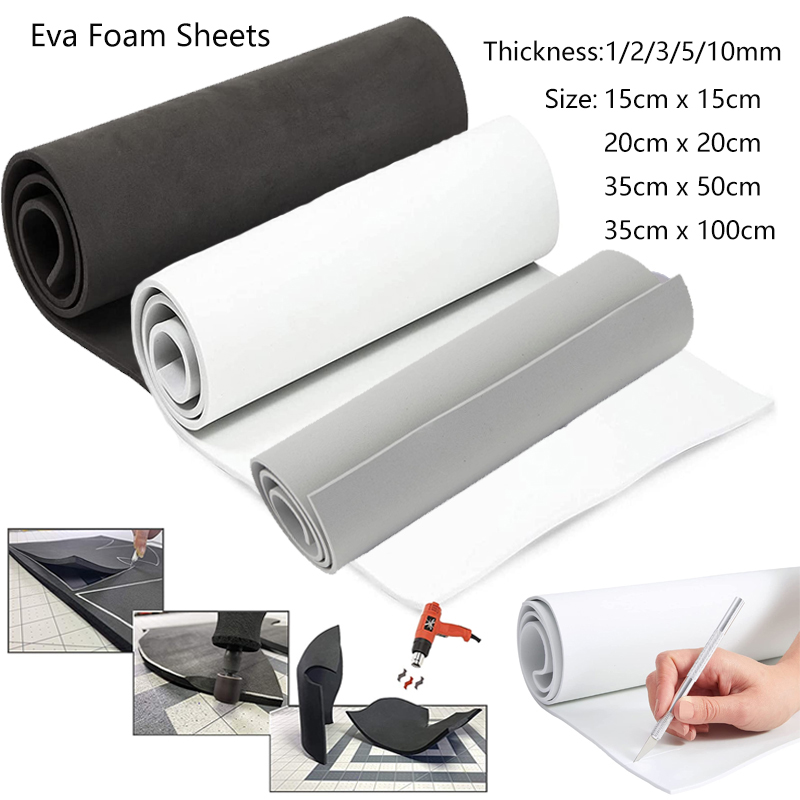 Pe Foam Sheet - 1 個の厚さ 1/2/3/5/10 ミリメートル Eva フォームシート吸音ノイズスポンジフォームクラフト