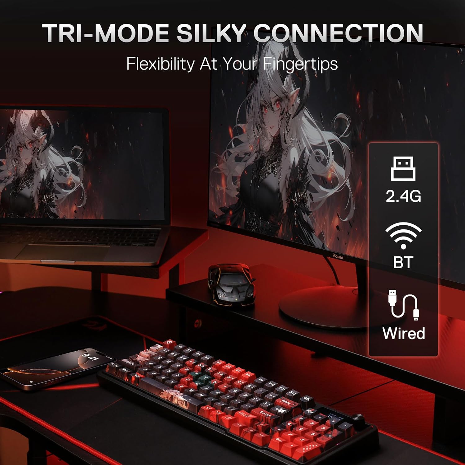 Redragon K719 PRO ワイヤレス ガスケット  - Gaming Keyboard Thocky のレビューと価格