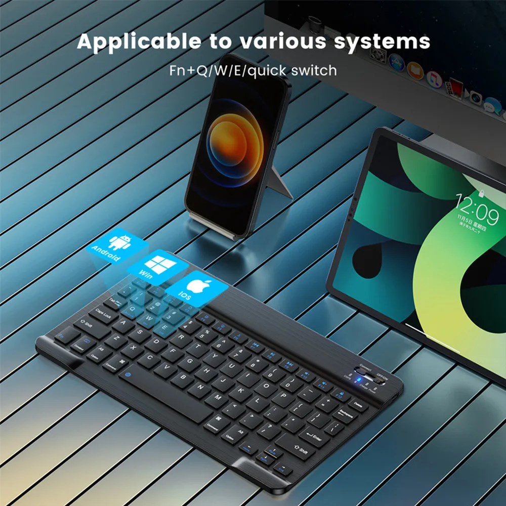 新しい 2025 Bluetooth ワイヤレスキーボードマ - Gaming Keyboard Mouse Wireless のレビューと価格
