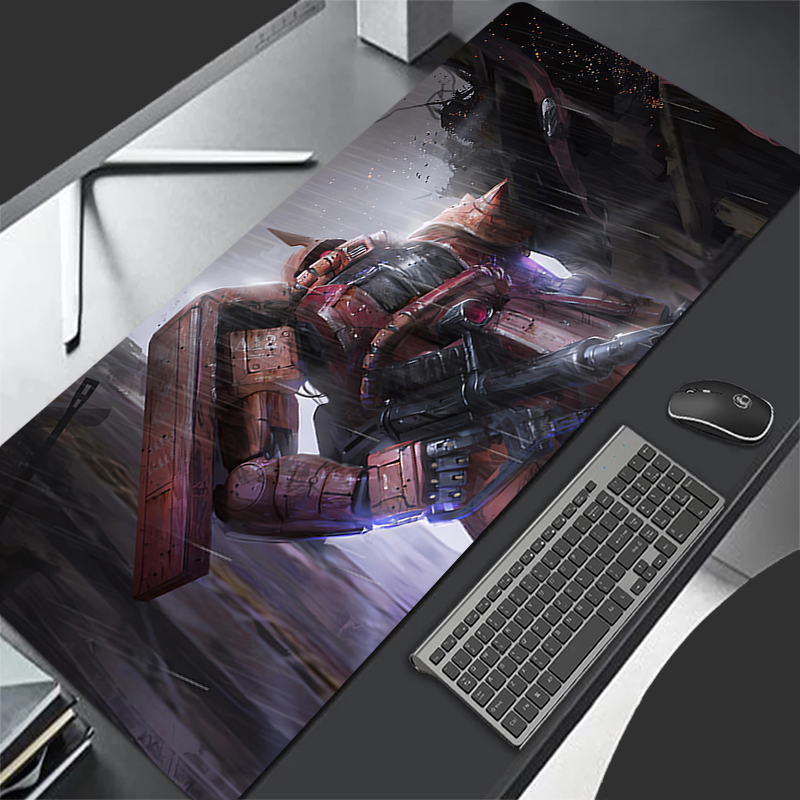 大型マウスパッド メカニカル ウォリアー ガンダム ザク I - Gaming Keyboard Non Mechanical のレビューと価格