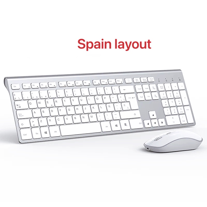 ワイヤレス人間工学に基づいたサイレントキーボードとマウスセッ - Gaming Keyboard Ergonomics のレビューと価格