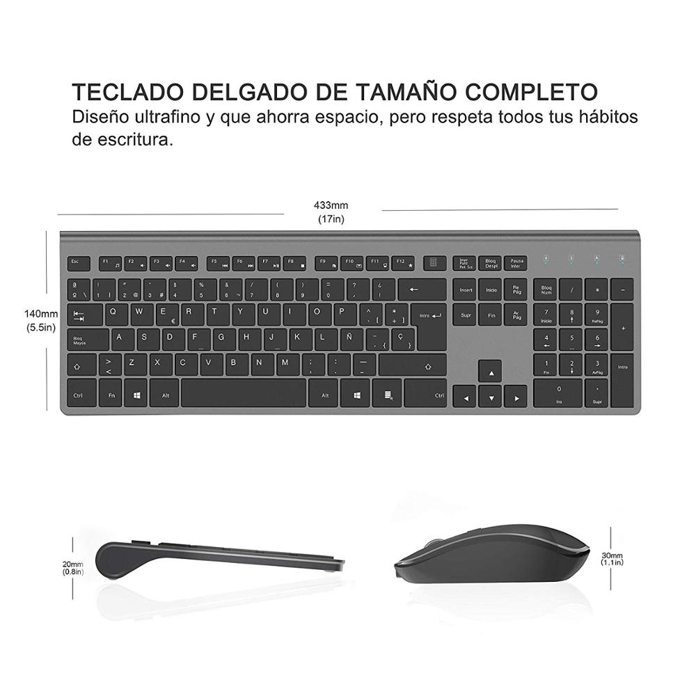 ワイヤレス人間工学に基づいたサイレントキーボードとマウスセッ - Gaming Keyboard Ergonomics のレビューと価格