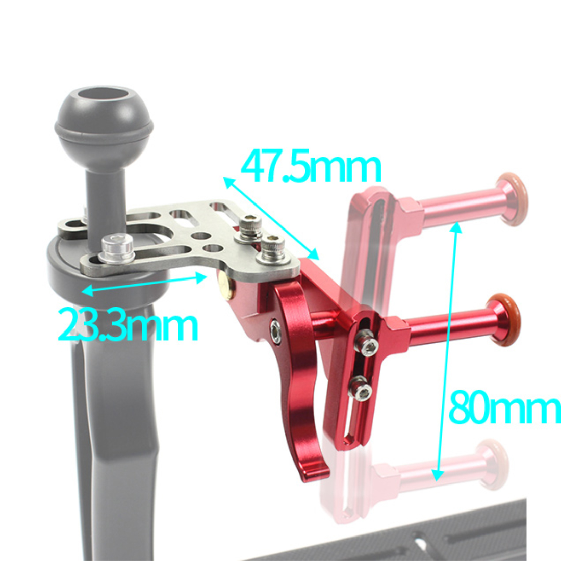 水中ダイビングシャッタートリガーロッドシャッターボタン Go - Stabilizer Screw In のレビューと価格