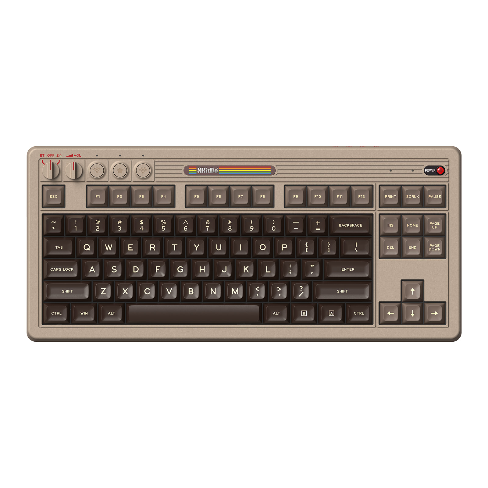 8BitDo レトロメカニカルキーボード、BT/2.4G/U - Gaming Keyboard He のレビューと価格