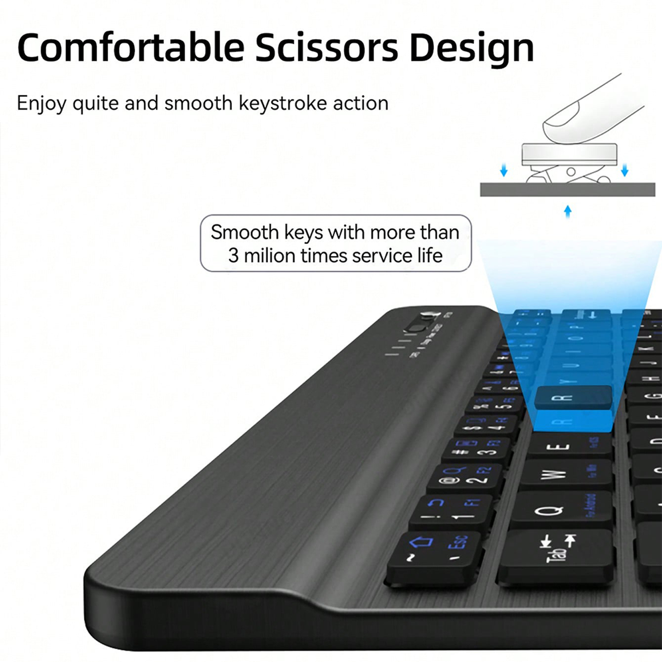 多言語キーボードタブレット Android 2025 iOS - Gaming Keyboard Mouse Wireless のレビューと価格