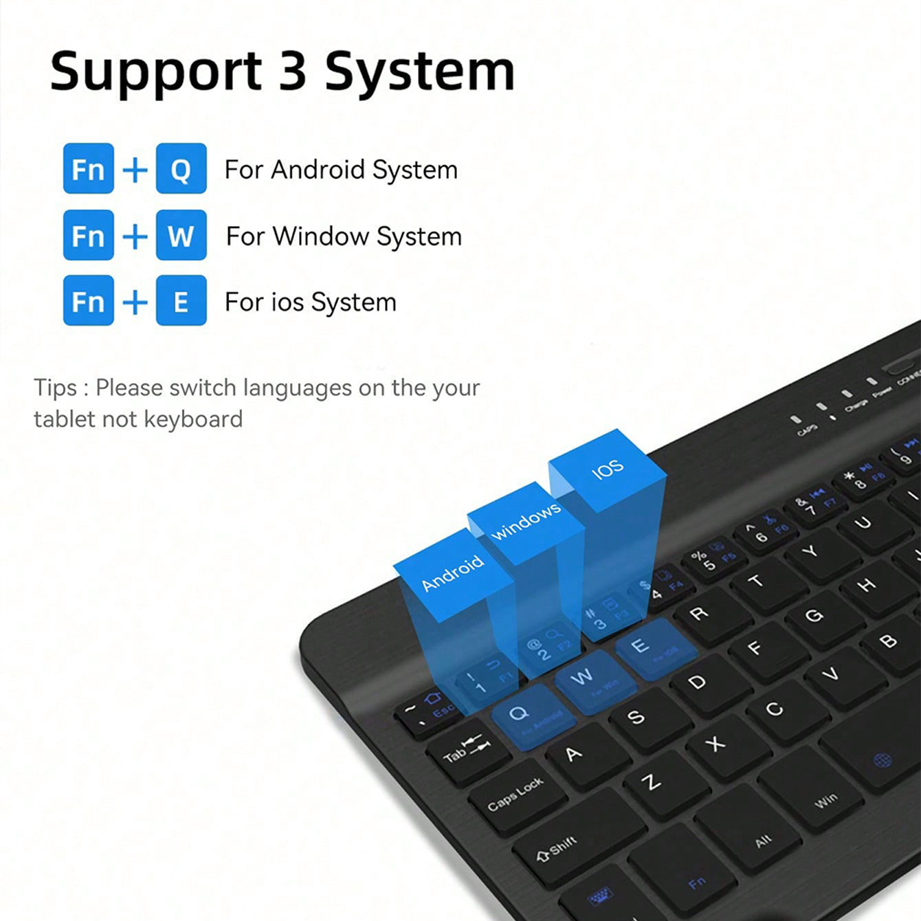 多言語キーボードタブレット Android 2025 iOS - Gaming Keyboard Mouse Wireless のレビューと価格