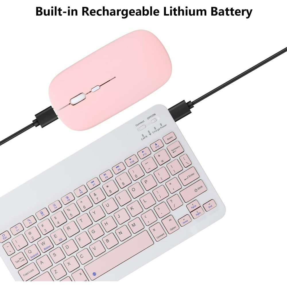10 インチワイヤレス Bluetooth ミニキーボード  - Gaming Keyboard Mouse Wireless のレビューと価格