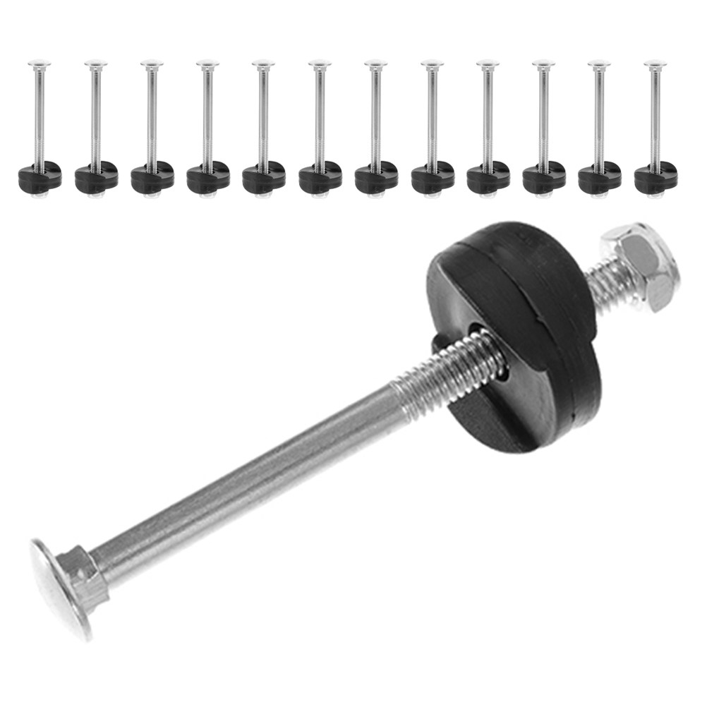 14個入り トランポリン用ネジ・ナットセット、亜鉛メッキ鋼製 - Stabilizer Screw In のレビューと価格