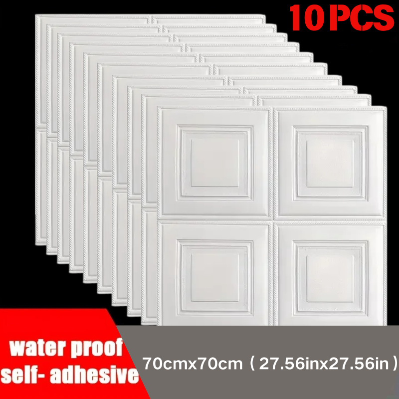 70*70cm 防衝突防水壁紙ウォールステッカー 自己粘着フ - Pe Foam Sheet のレビューと価格