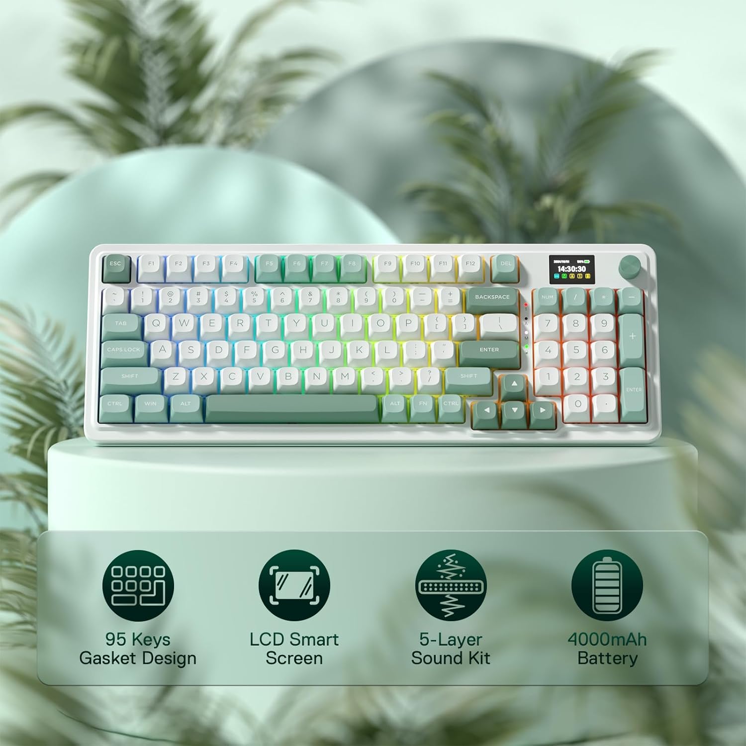 Redragon K719 ワイヤレスガスケットゲーミング  - Gaming Keyboard Thocky のレビューと価格