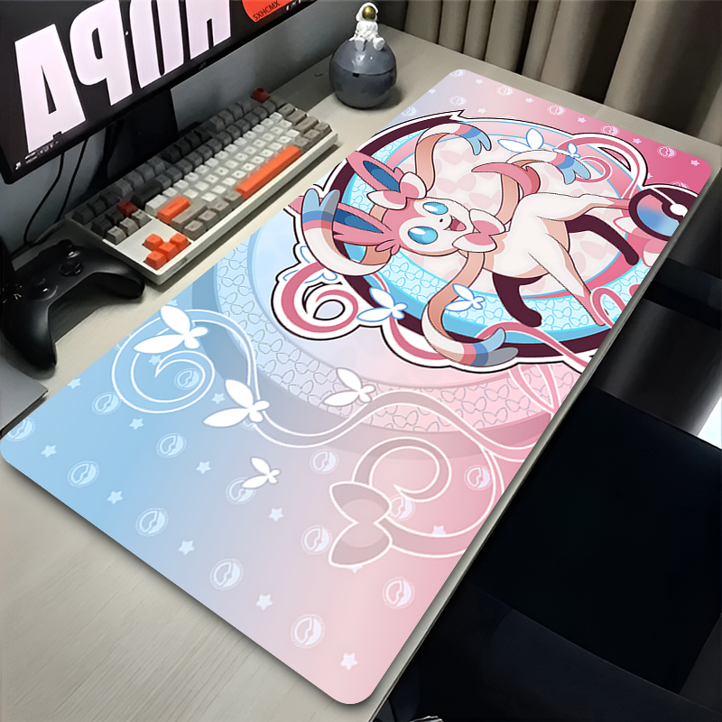 大型ピンクかわいいマウスパッド XXL ゲームコンピュータア - Gaming Keyboard He のレビューと価格