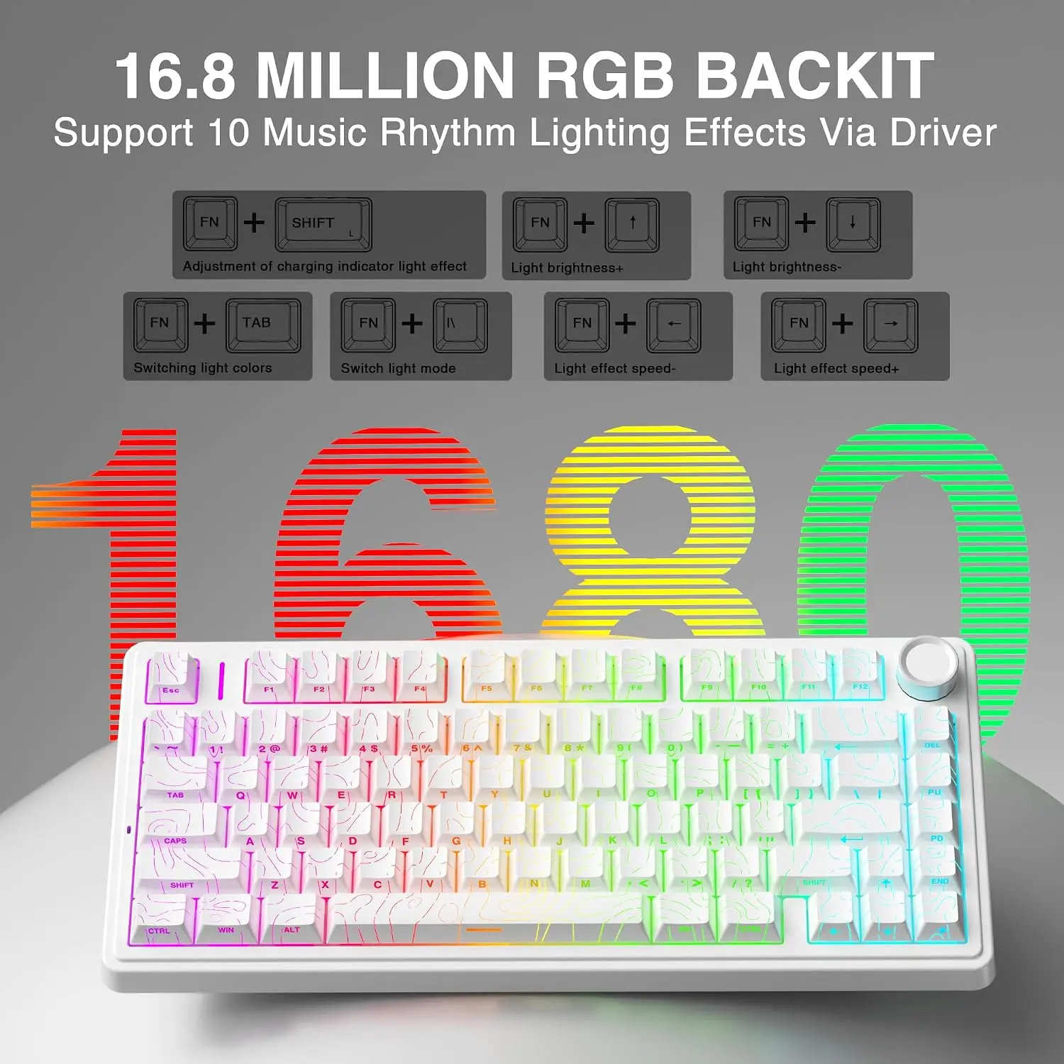 AULA F75 HE マグネット式キーボード 75% ゲー - Gaming Keyboard He のレビューと価格