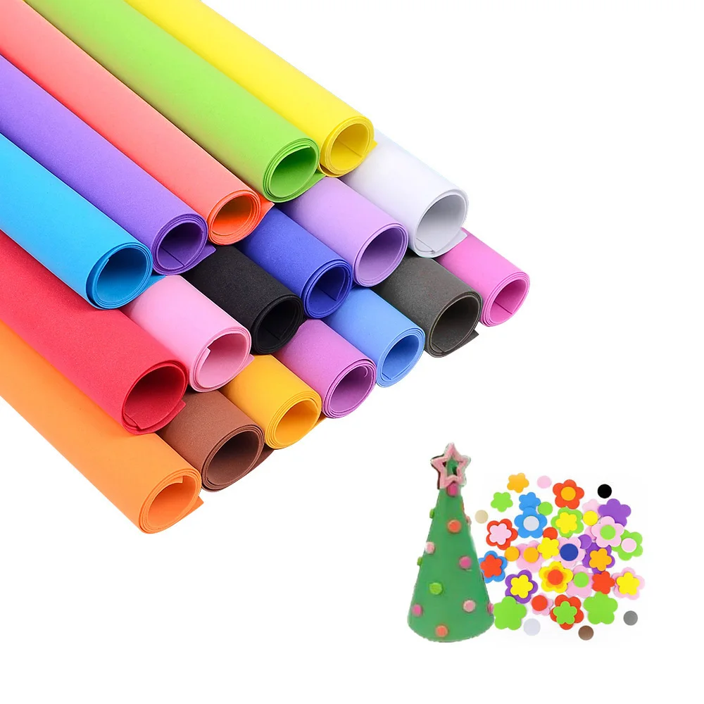 1/18枚入り 1mm カラフルEVAフォームシート 50x - Pe Foam Sheet のレビューと価格