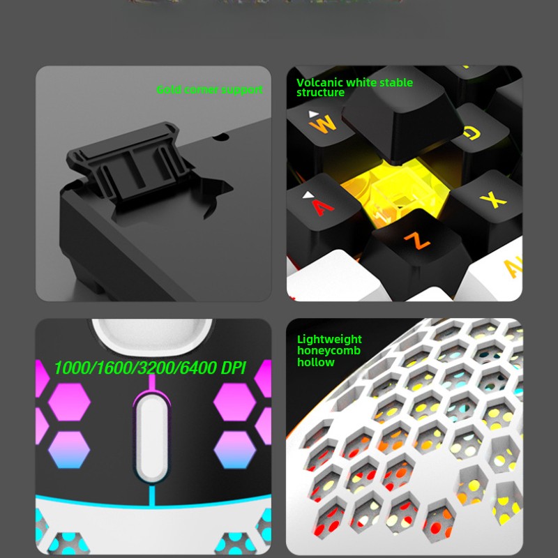 キーボードとマウスセット 60% RGB ゲーミングキーボー - Gaming Keyboard Extension のレビューと価格