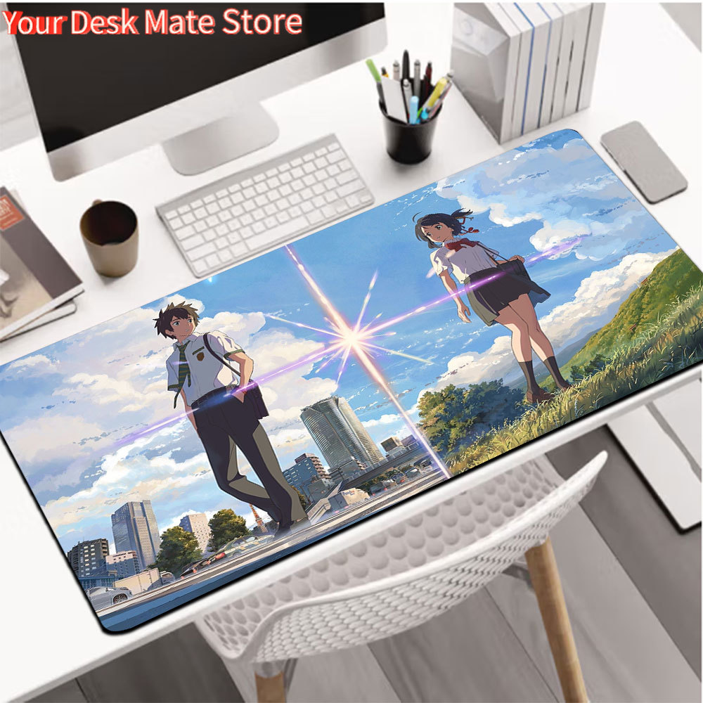 1pc あなたの名前大型マウスパッドコンピュータマットデスク - Gaming Keyboard Name のレビューと価格